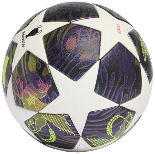 Preview: Adidas Fußball UCL UEFA Champions League Final Competition dark purple/white/solar yellow Gr. 5